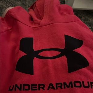 Under Armour Kids Bold Red Hoodie